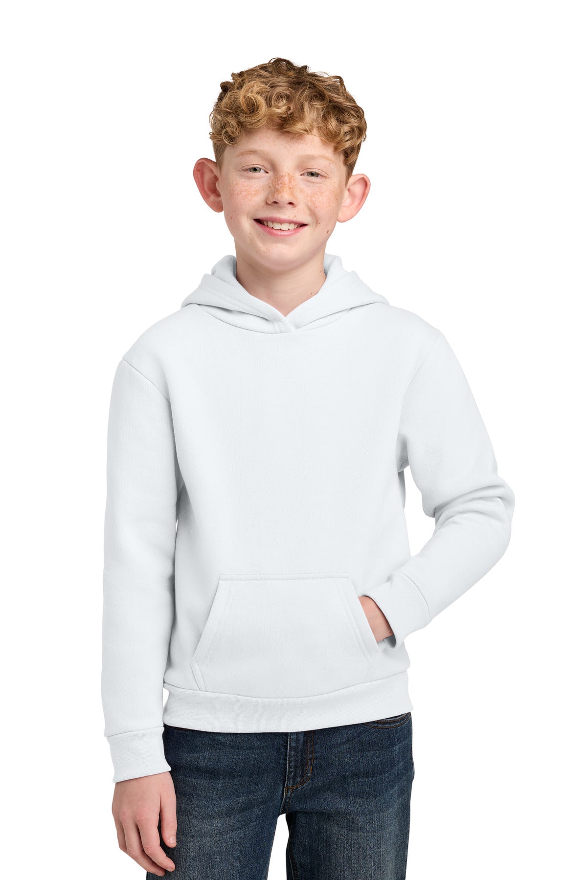 Port & Co ™ Youth Easy Fleece Pullover Hooded Sweatshirt PC68YH