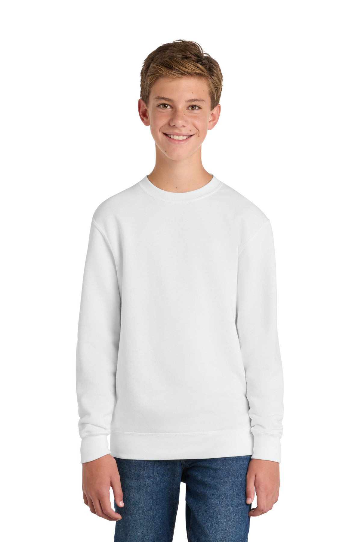Port & Co ™ Youth Core Fleece Crewneck Sweatshirt. PC90Y