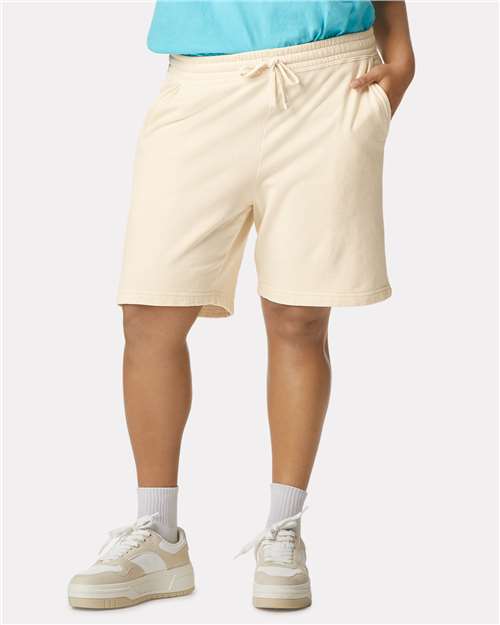Unisex Garment-Dyed Lightweight Fleece Sweat Shorts