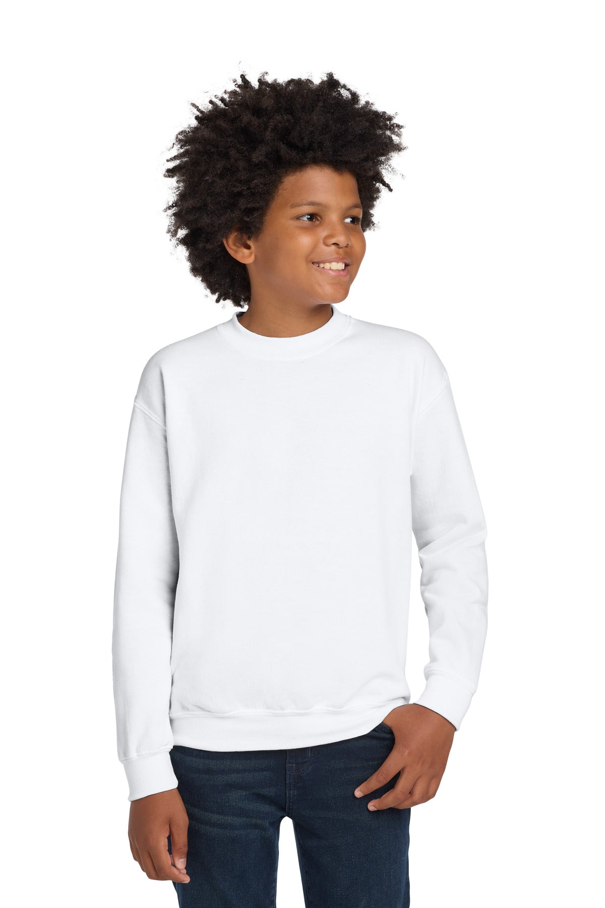 Gildan ®  Youth Heavy Blend™ Crewneck Sweatshirt.  18000B