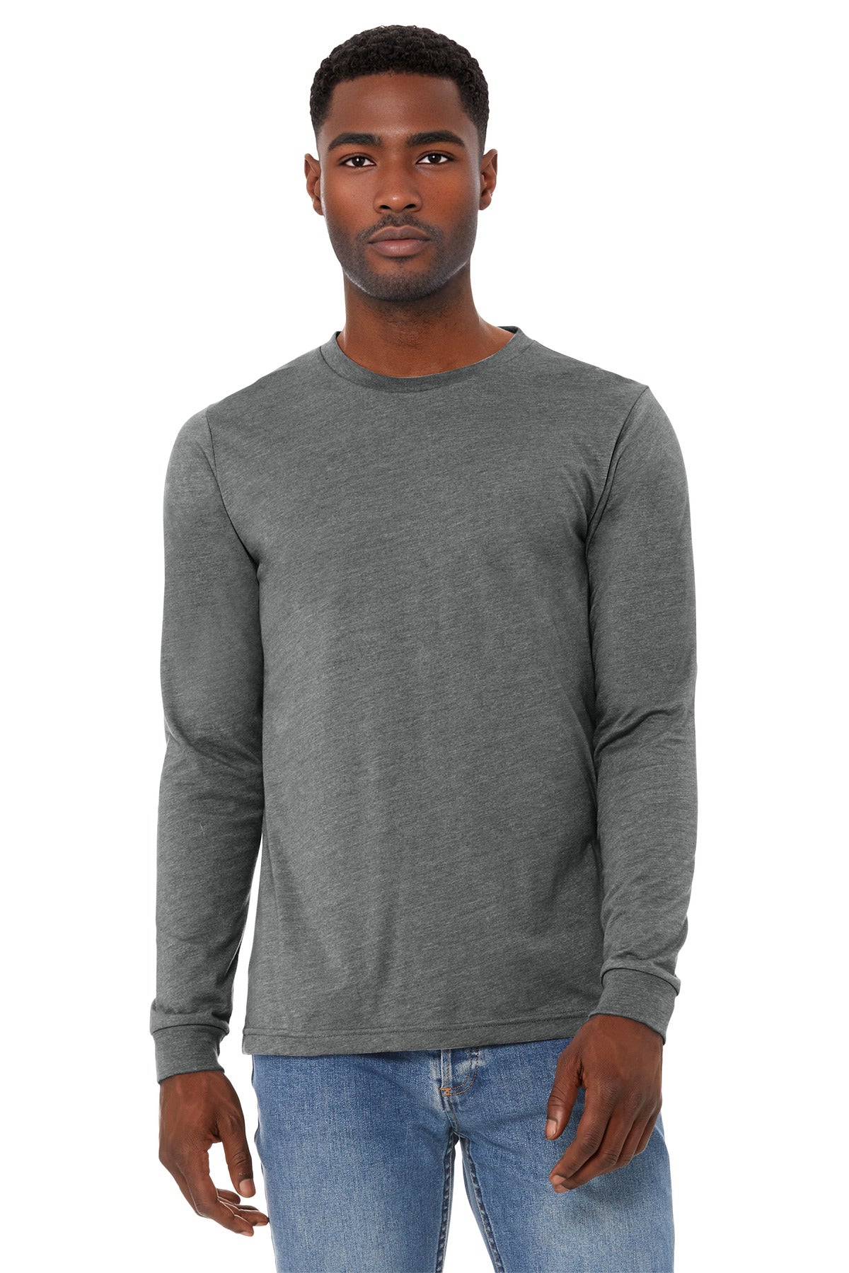 BELLA+CANVAS ®  Unisex Heather CVC Long Sleeve Tee BC3501CVC