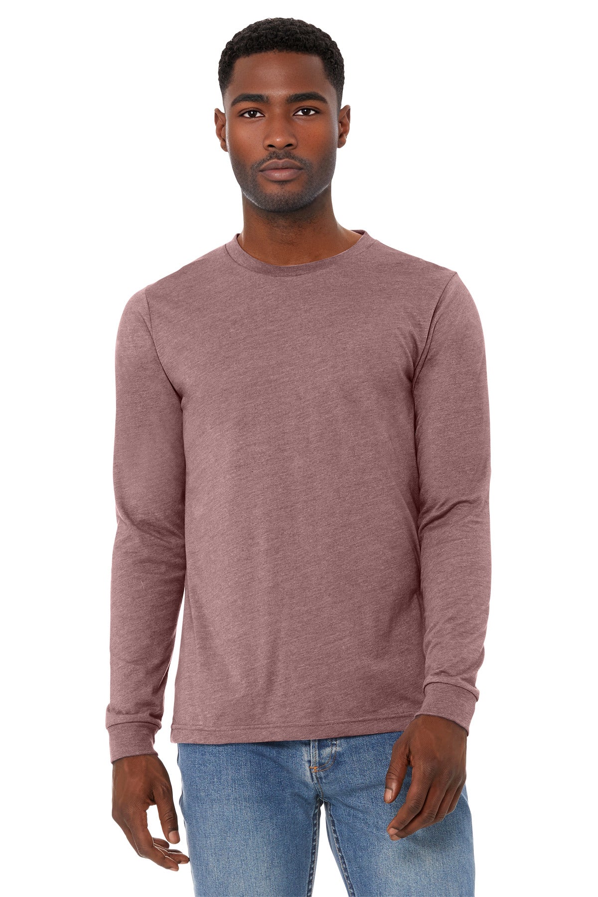 BELLA+CANVAS ®  Unisex Heather CVC Long Sleeve Tee BC3501CVC