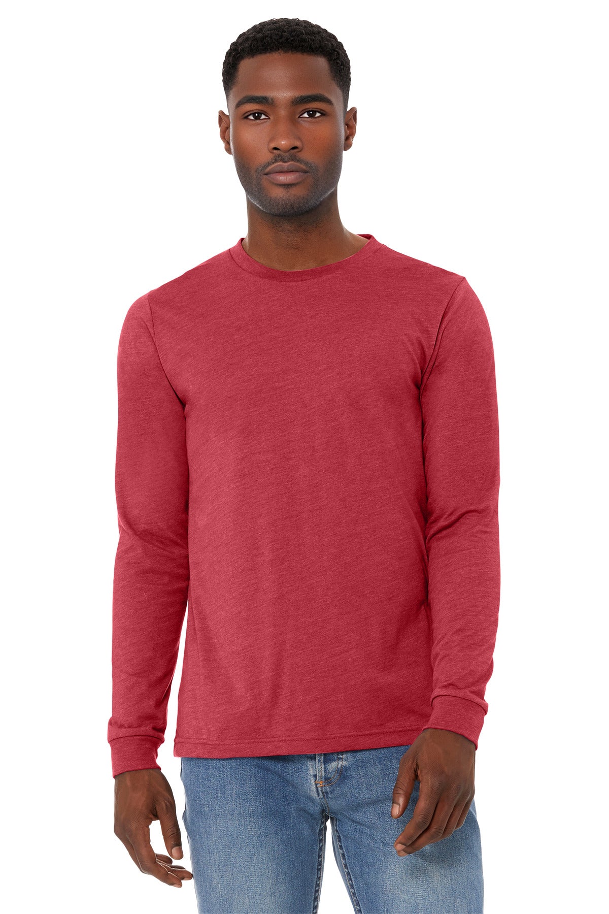 BELLA+CANVAS ®  Unisex Heather CVC Long Sleeve Tee BC3501CVC
