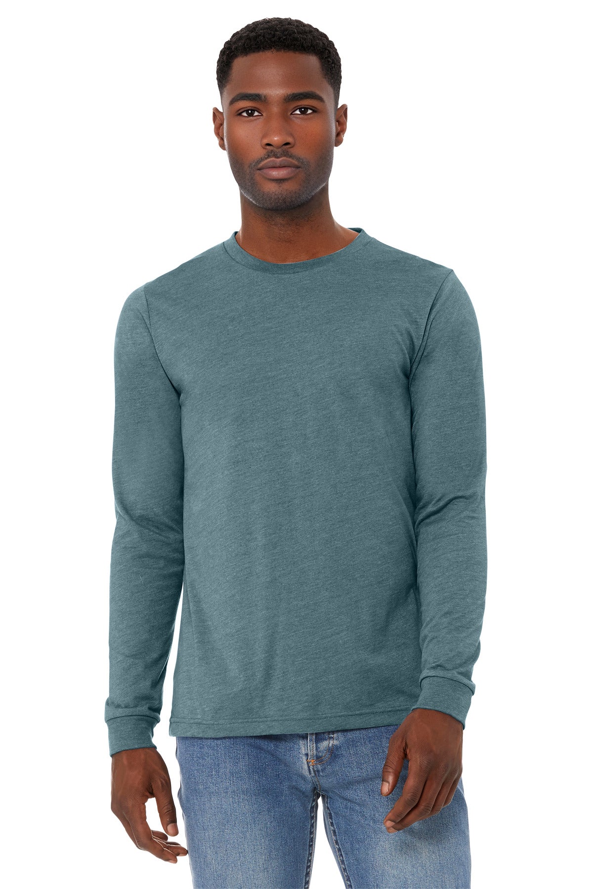 BELLA+CANVAS ®  Unisex Heather CVC Long Sleeve Tee BC3501CVC