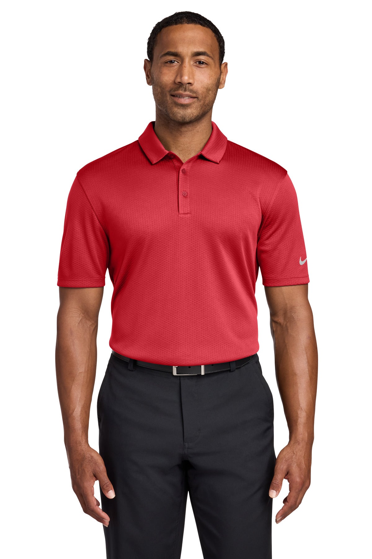 Nike Dri-FIT Hex Textured Polo. NKAH6266