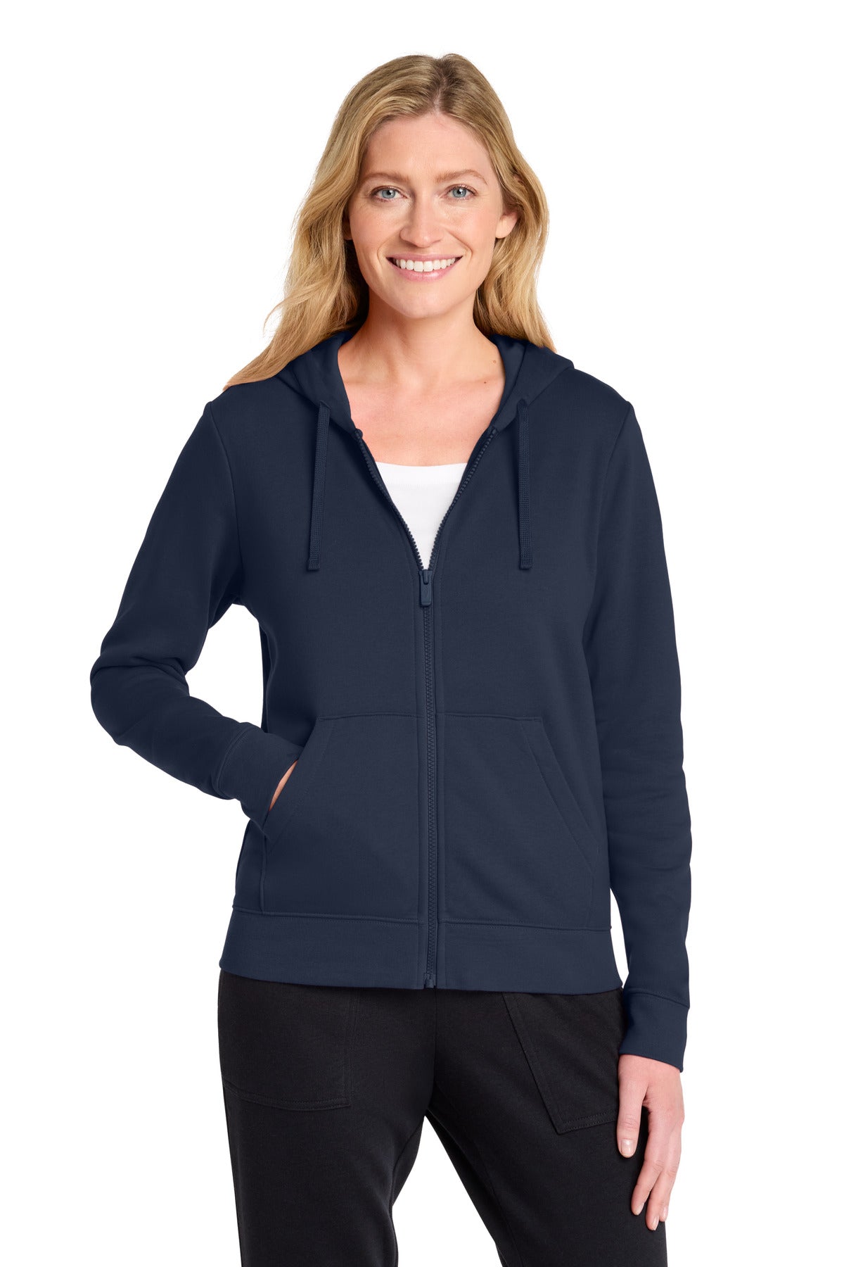 Nike Women's Club Fleece Sleeve Swoosh Full-Zip Hoodie NKFD9890