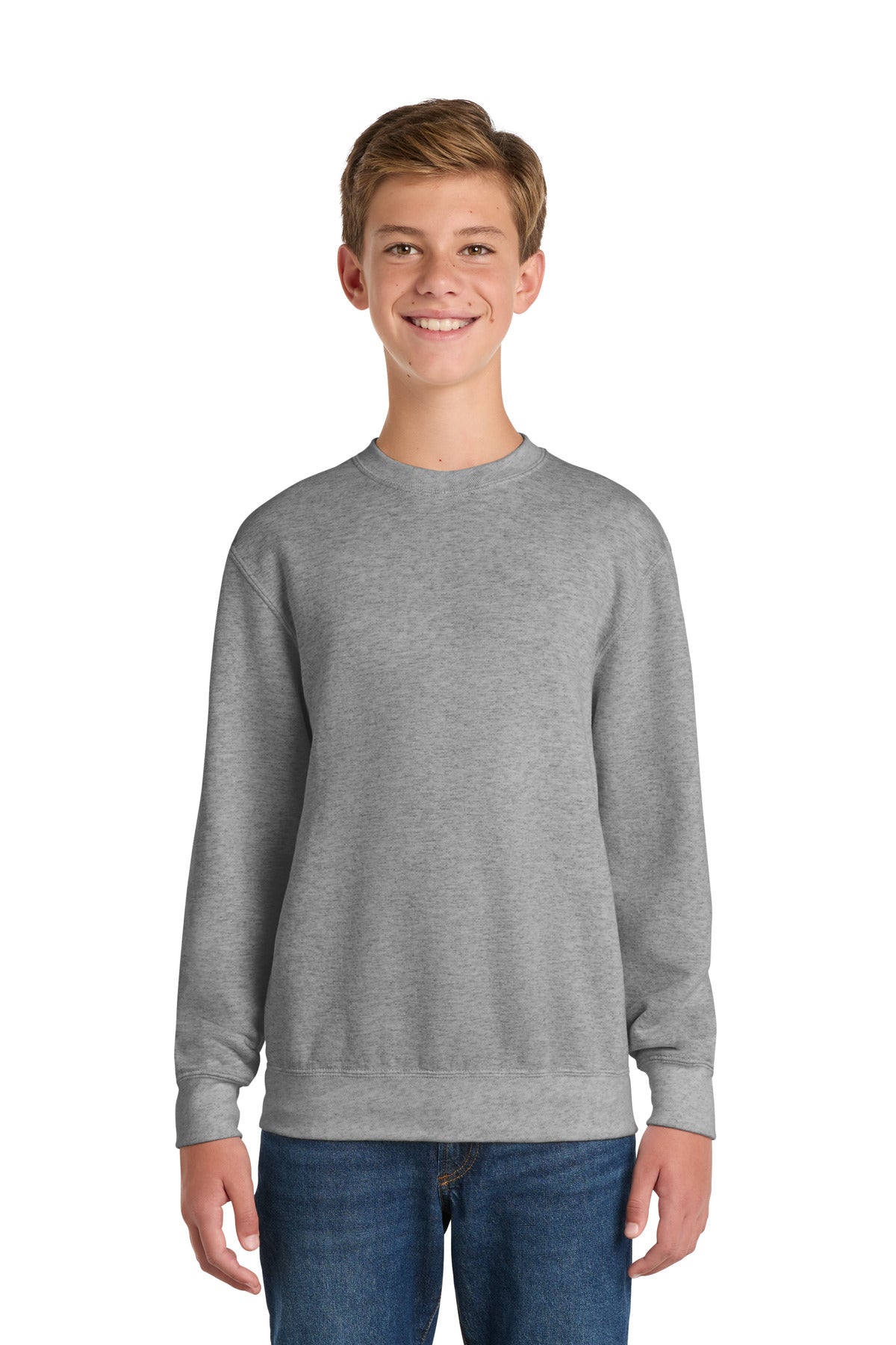 Port & Co ™  Youth Core Fleece Crewneck Sweatshirt.  PC90Y