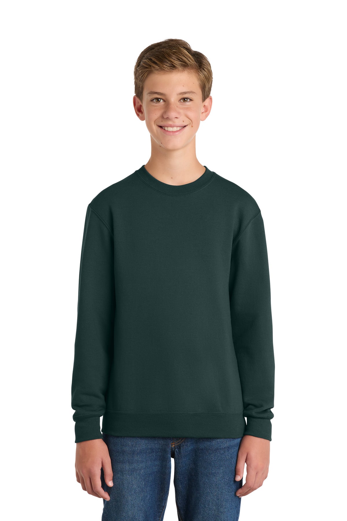 Port & Co ™  Youth Core Fleece Crewneck Sweatshirt.  PC90Y