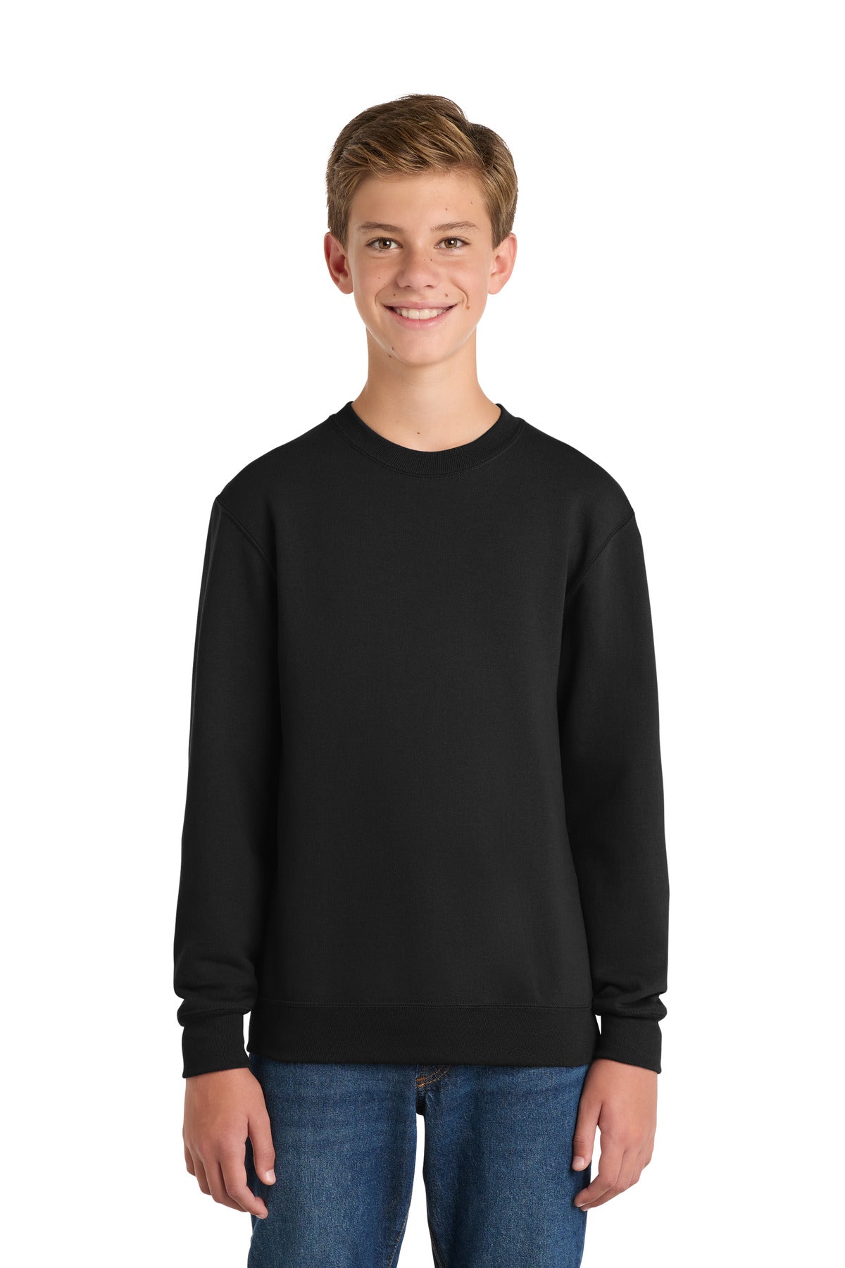 Port & Co ™  Youth Core Fleece Crewneck Sweatshirt.  PC90Y