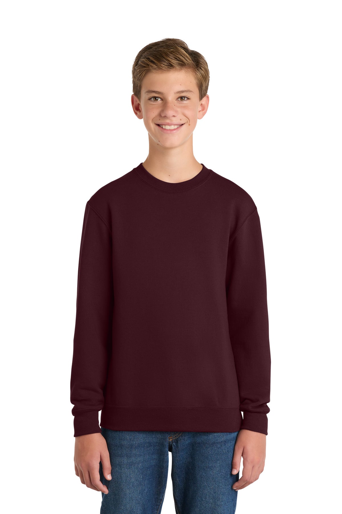 Port & Co ™  Youth Core Fleece Crewneck Sweatshirt.  PC90Y