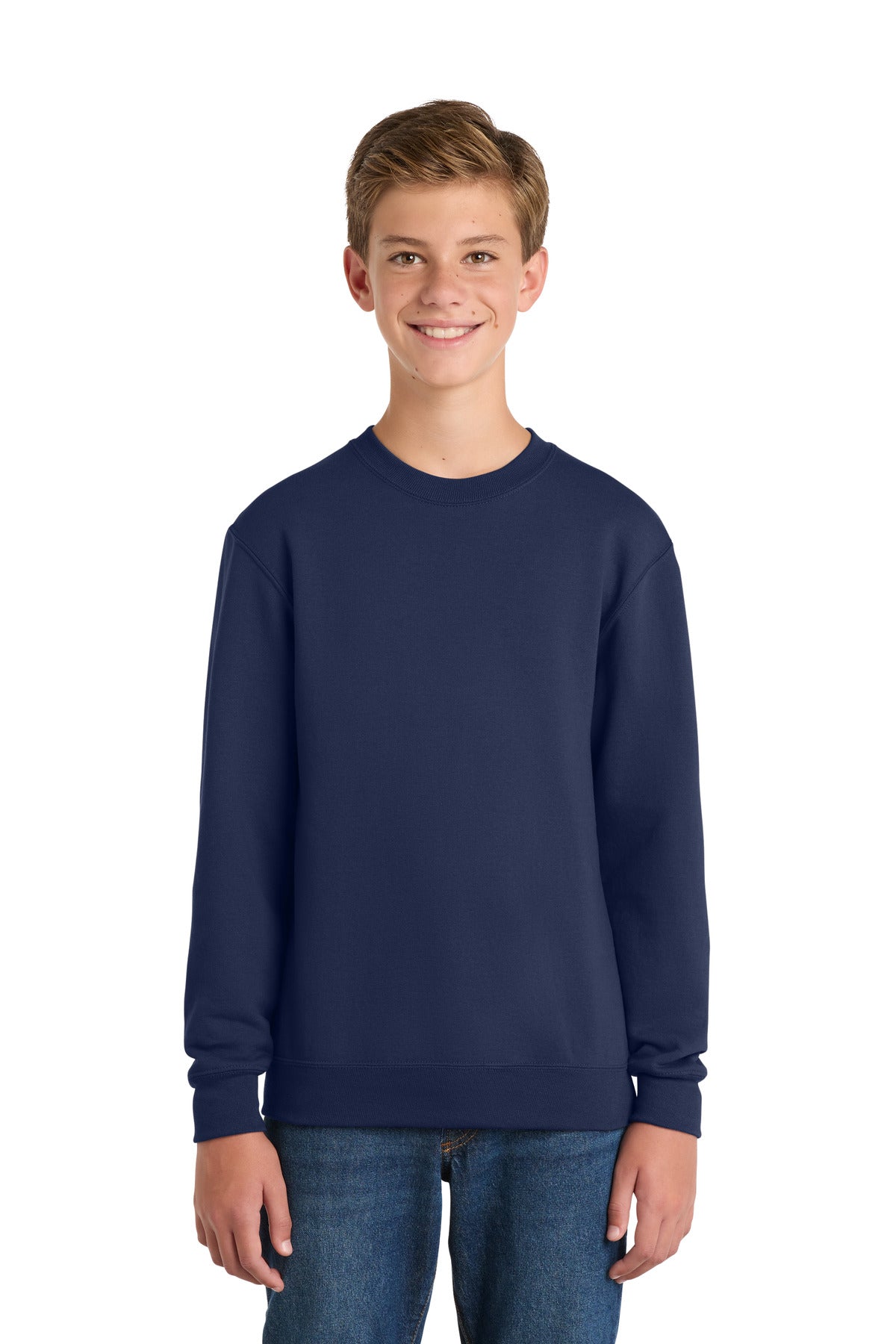 Port & Co ™  Youth Core Fleece Crewneck Sweatshirt.  PC90Y